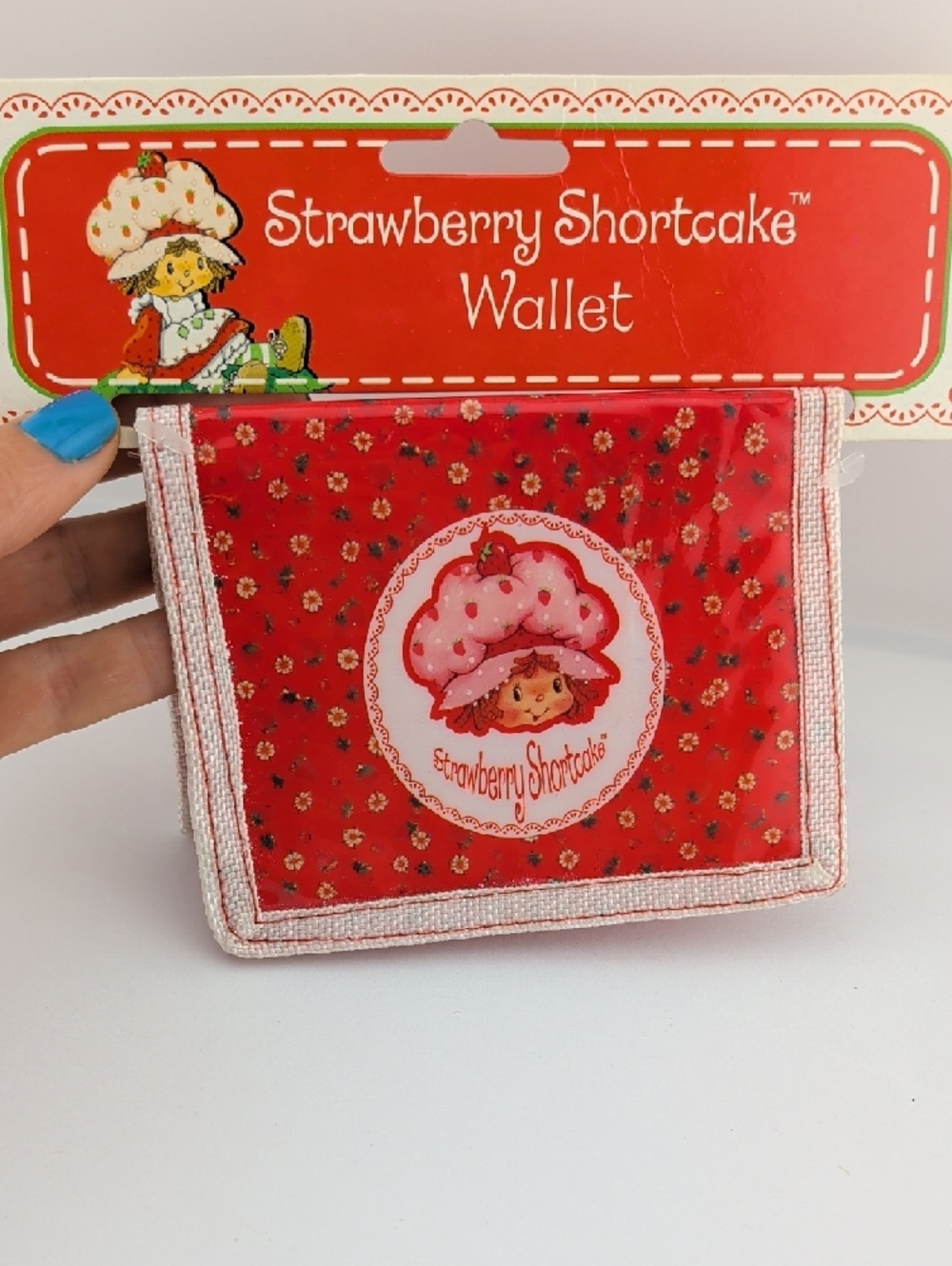 Vintage Strawberry Shortcake Kids Red Wallet - Picture 5 of 7